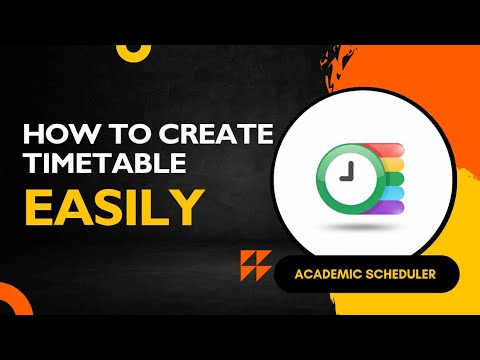 Introducing Academic Scheduler – The Smart Way to Schedule Timetable