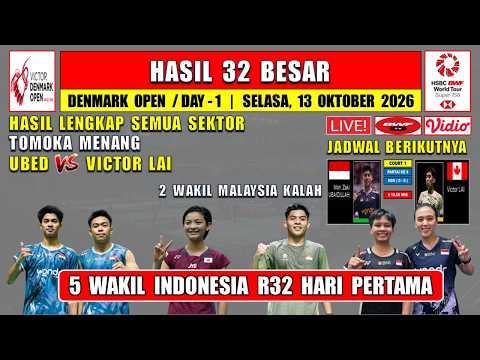 2 <strong>WAKIL</strong> MALAYSIA KALAH ~ Hasil 32 Besar Denmark Open 2026 Hari Ini ~ UBED vs KANADA ~ 6 <strong>WAKIL</strong> INA