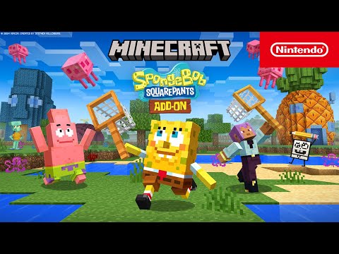 Minecraft – SpongeBob Add-on Trailer – Nintendo Switch