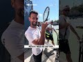 Novak Djokovic & his violin celebration! | #USOpen