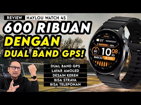 Smartwatch 600 Ribuan Punya Dual Band GPS dan Layar AMOLED! Review Haylou Watch 4S