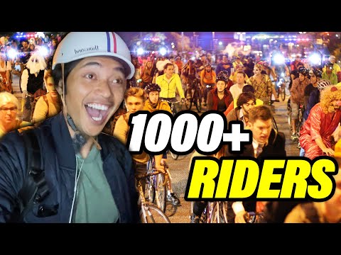MASSIVE GROUP RIDE TAKES OVER THE STREETS | DC BIKE PARTY