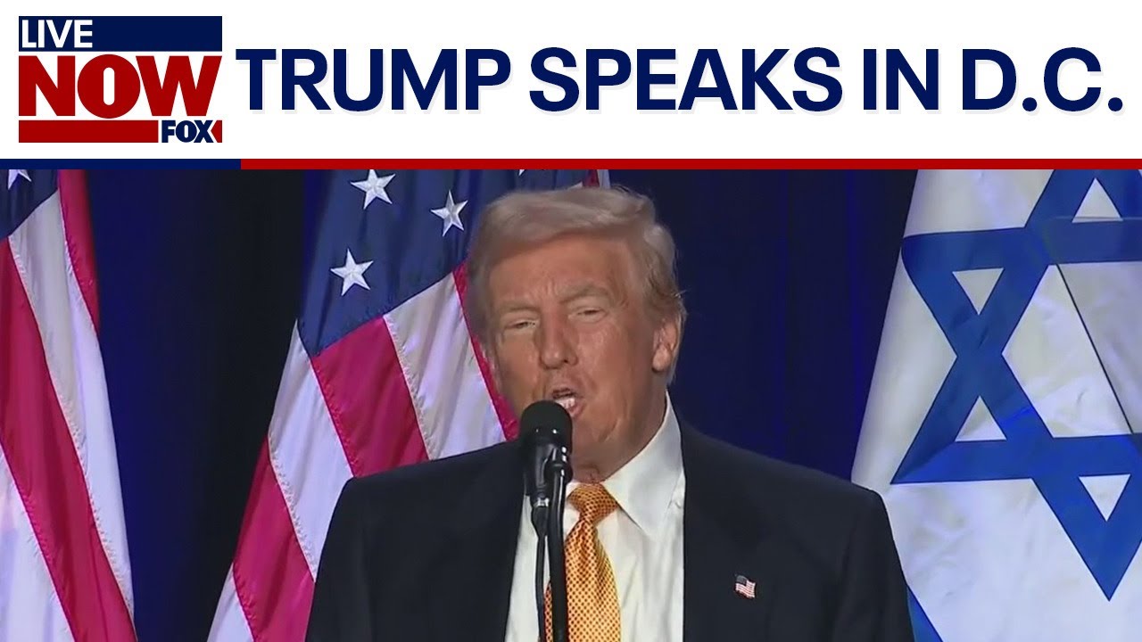 FULL SPEECH: Trump speaks at antisemitism event in D.C. | LiveNOW from FOX