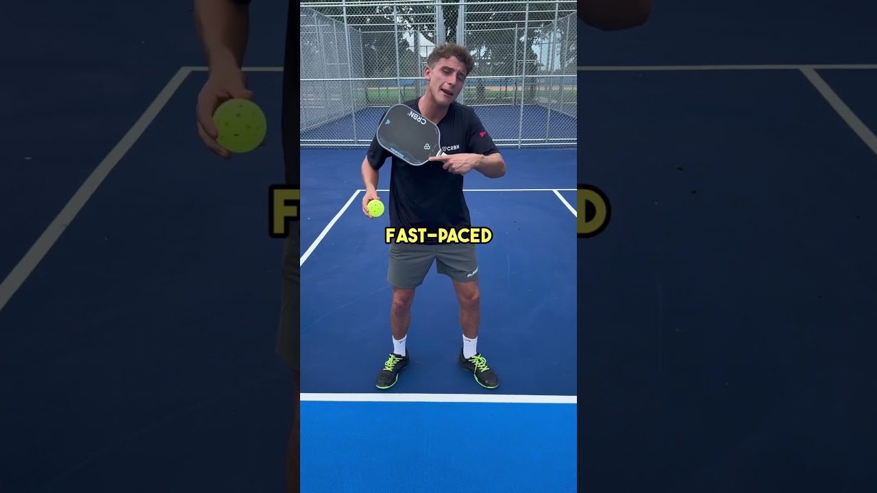 Which Player Covers Middle in Pickleball! 🏆🥇 #pickleball #pickleballtips