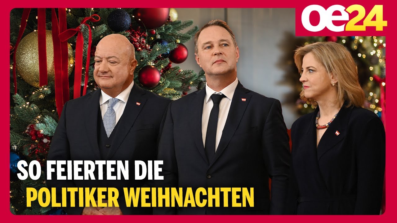 So feierten die Politiker Weihnachten