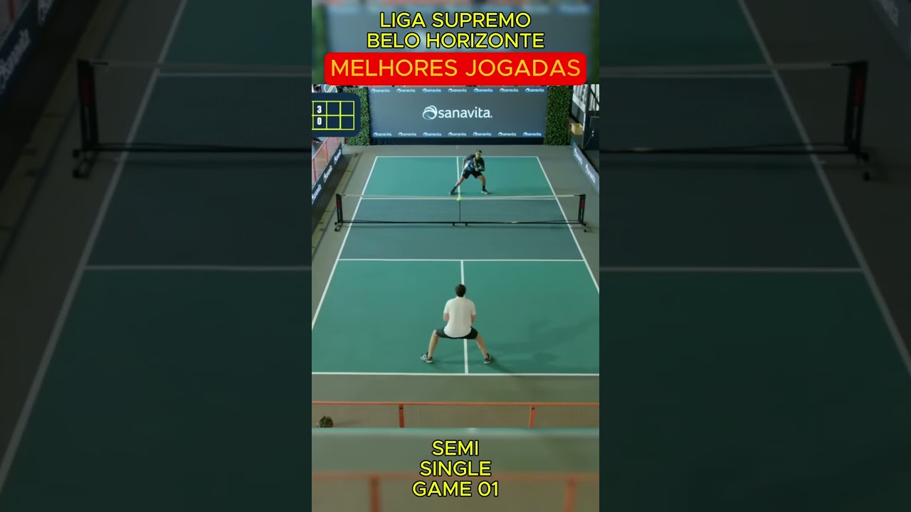 SEMI FINAL SINGLE MASCULINA - ETAPA LIGA SUPREMO DE PICKLEBALL BELO HORIZONTE (GAME 01)