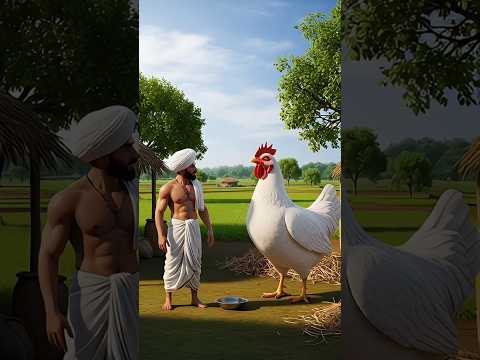 kisan aur murgi 🐥