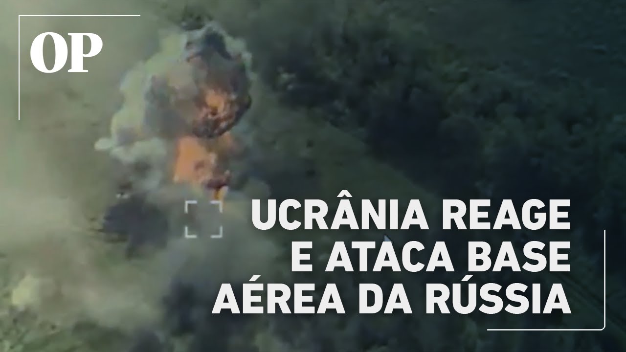 Após maior bombardeio da guerra Ucrânia reage e ataca base aérea russa