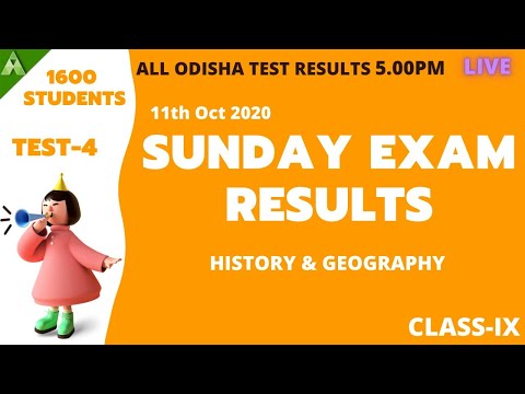 SUNDAY EXAM RESULTS|Class-9|All Odisha Test Results|Aveti Learning