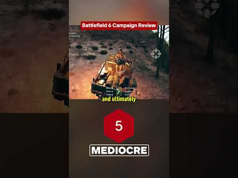 Battlefield 6's campaign is mediocre. Presented by @20thCenturyStudios