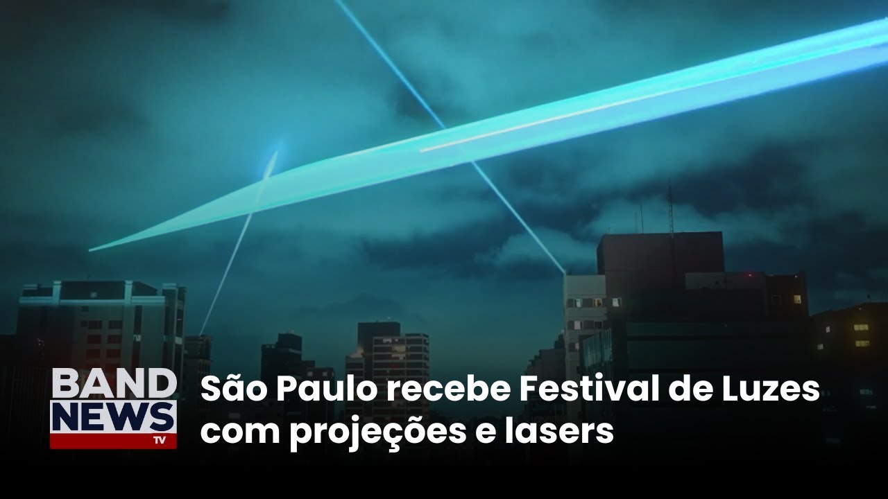 Espetáculo de drones no céu de São Paulo | BandNews TV