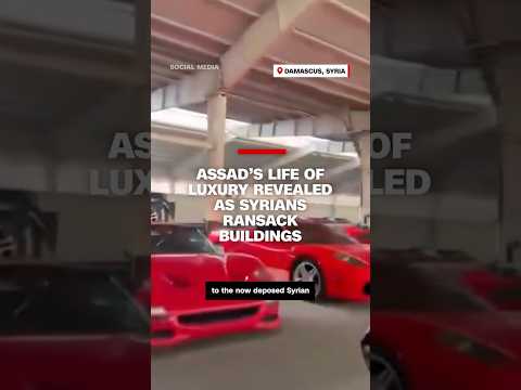 Assad’s life of luxury revealed as Syrians ransack buildings