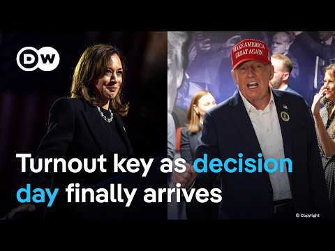 US election: How strong is voter turnout and who will benefit from it? | DW News