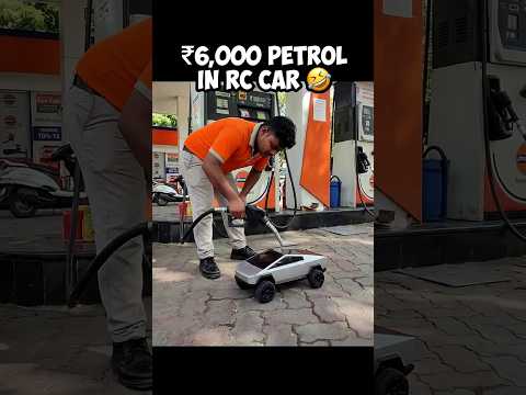 RC car prank on petrol pump ⛽🤣 #shortsfeed  #comedyshorts