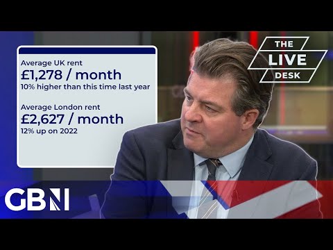 Average UK rent outside of London reaches record high of almost £1,300 a month | Liam Halligan