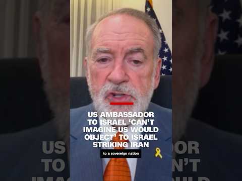 US ambassador to Israel ‘can’t imagine US would object’ to Israel striking Iran