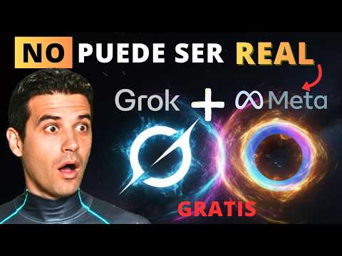 PROBÉ GROK con META AI y ME VOLÓ la CABEZA 🎬 MEJORES VÍDEOS REALISTAS con VOZ GRATIS