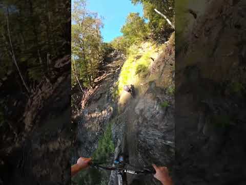 Conor Macfarlane showing us some of his home trails!