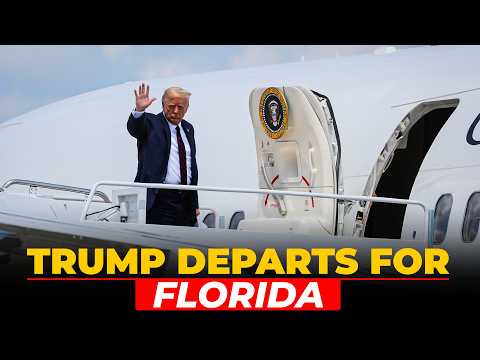 WATCH: U.S. President Trump departs the White House en route Palm Beach, Florida