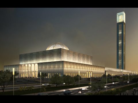 بث مباشر لفتح قاعة و أول أذان وصلاة بالمسجد الأعظم بالمحمدية