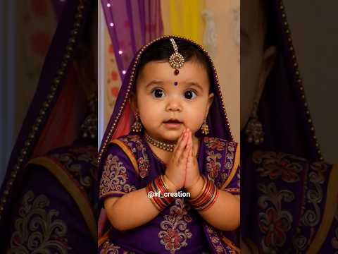 Me Aarti Teri Gaau 🙏🏻#yrkkh #cutebaby #babyclothes #aksharanaitik #baby #ai #aivideo