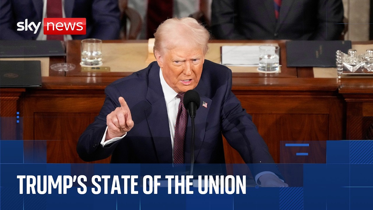 State of the Union Address 2026 | President Trump gives speech after Supreme Court defeat