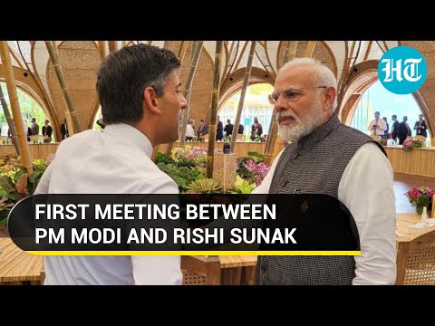 Rishi Sunak meets PM Modi for the first time; India-UK leaders interact on G20 sidelines