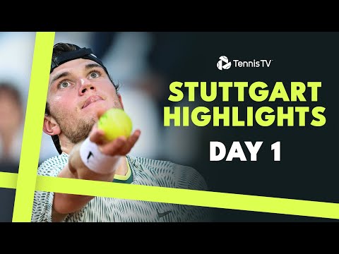 Draper Takes On Ofner; Zhang, Marozsan And More In Action | Stuttgart 2024 Highlights Day 1