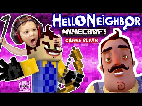 HELLO NEIGHBOR MINECRAFT IMPOSTER! FGTEEV Chase Plays 