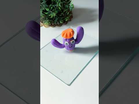 Easy kids clay craft🤥#shorts #trending #viralvideo #youtubeshorts #anaya #viralshorts#kidsvideo#art