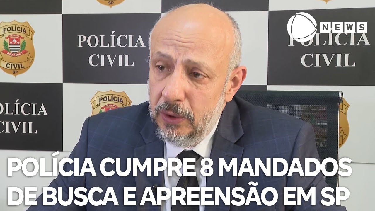 Morte de ex delegado polícia cumpre oito mandados de busca e apreensão em SP