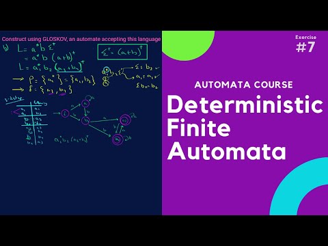 Automata [GLUSKOV] - Deterministic Finite Automata [DFA Exercise 7]