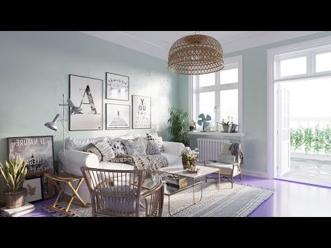 Architectural Visualizations: Nice Living Room 026 renderings using Corona 1.7 for 3ds max 2018