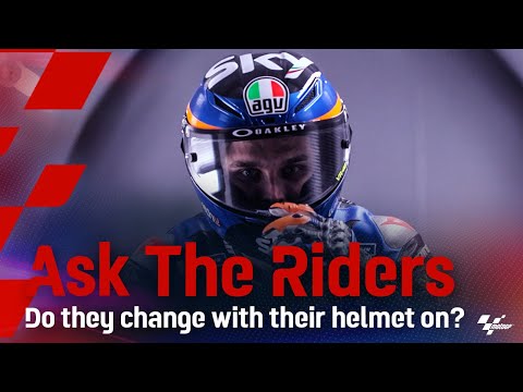 Do MotoGP riders feel like a different person with their your helmet on?