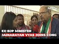 Ex Gujarat Minister Jay Narayan Vyas Joins Congress Days After Quitting BJP