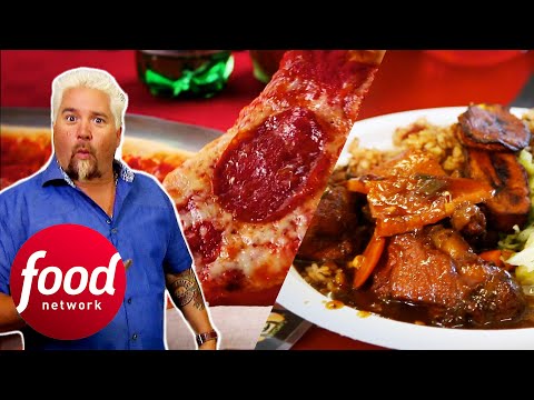 Guy Fieri Has A Taste Of Some Real Deal Italian Dishes l Diners, Drive-Ins & Dives