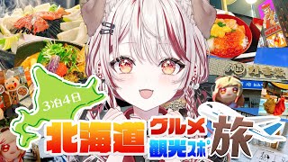 【 北海道旅行 】⚠️絶対太ります❕モデルコースだけじゃ物足りない隠れグルメも⁉波乱の観光🛫【 瀬島るい┋ななしいんく】