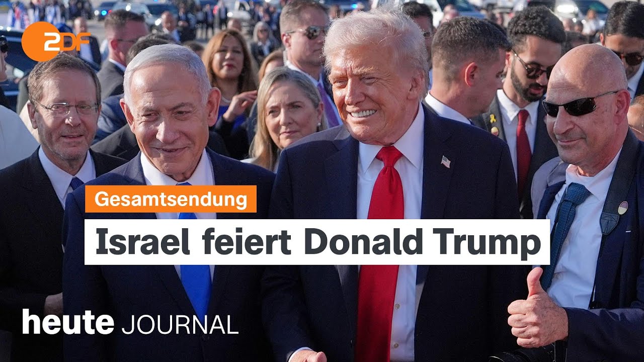 heute journal vom 13.10.25 Hamas lässt Geiseln frei, Trumps Vermittlung im Nahostkonflikt