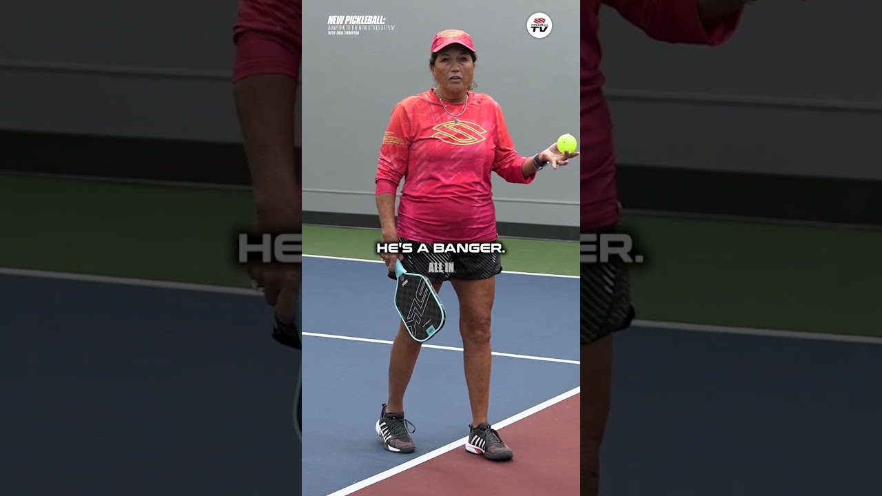 Pickleball coach Linda Thompson will teach you paddle positioning 🏓 #pickleball #pickleballislife