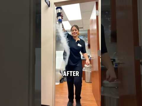 She Pours Liquid Nitrogen After Every Shift!