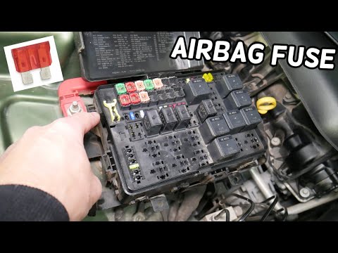 DODGE CHARGER AIRBAG CONTROL MODULE FUSE LOCATION REPLACEMENT, AIR BAG FUSE