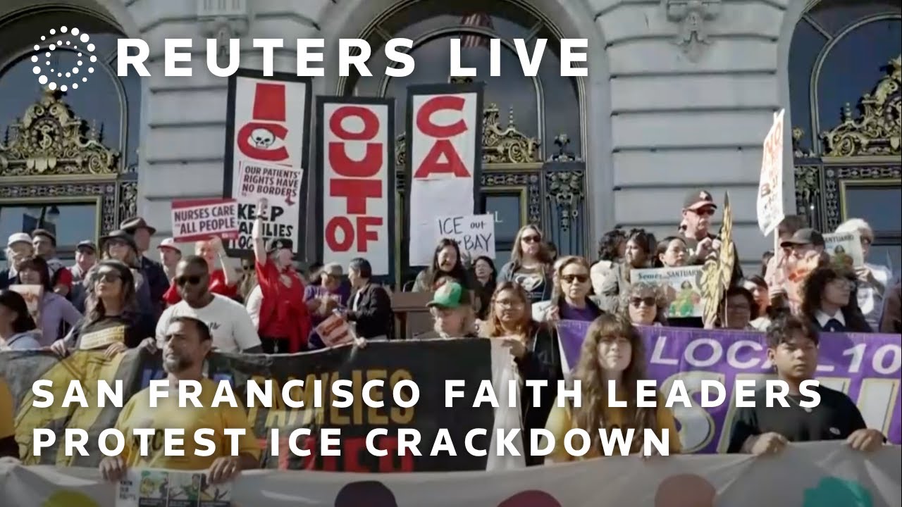 LIVE: San Francisco faith leaders protest ICE crackdown