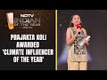 Prajakta Koli Is NDTVs ‘Climate Influencer Of The Year | NDTV Indian Of The Year Awards