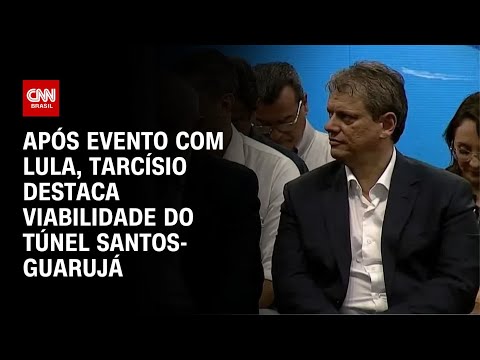 ​Gustavo Uribe: “O importante é viabilizar o túnel Santos-Guarujá”, diz Tarcísio | BASTIDORES CNN