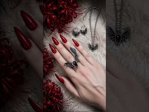 🦇❤️ For those who were born after dark… ❤️🦇 @itisblackfriday jewellery back in stock! #bats #goth
