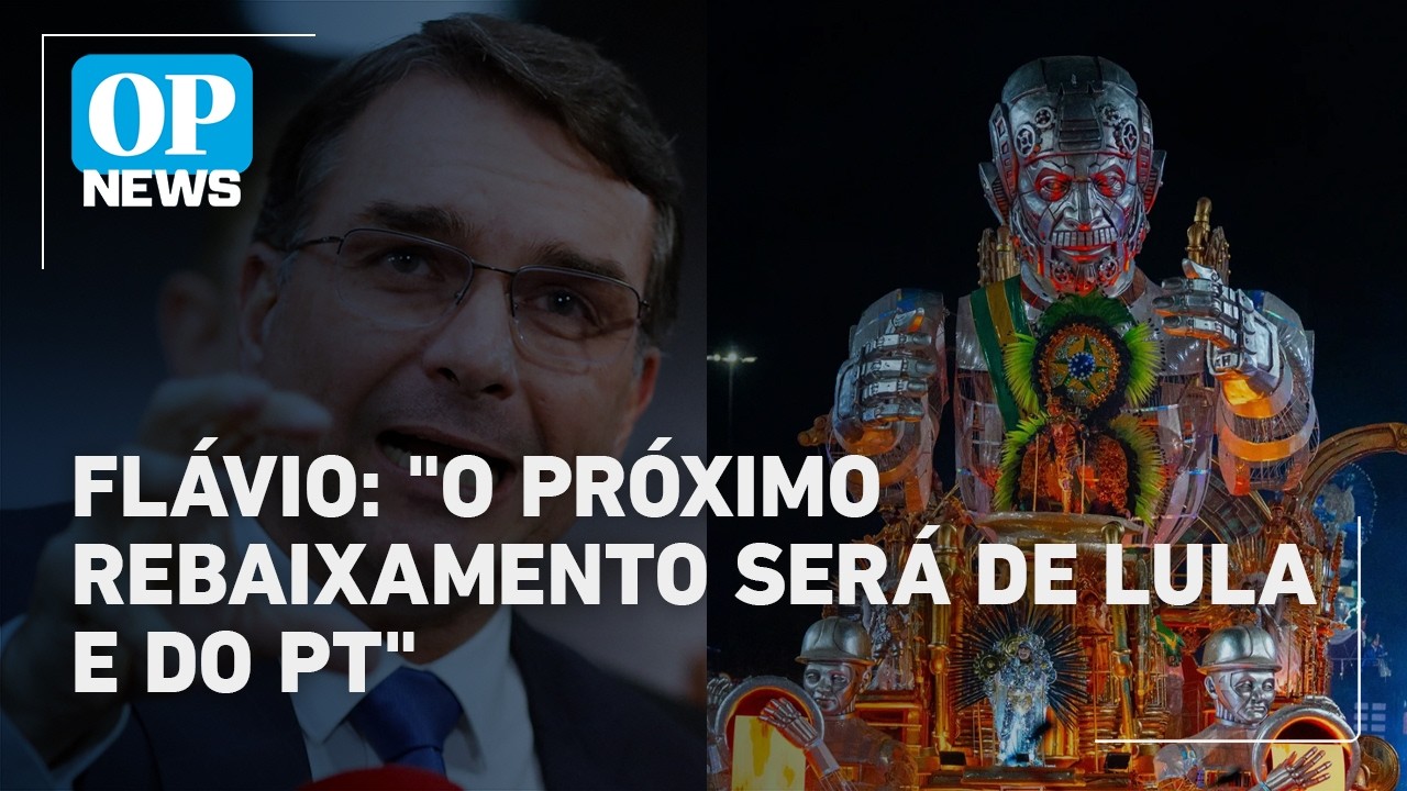 Flávio Bolsonaro e políticos de direita comemoram queda de escola que homenageou Lula | O POVO News