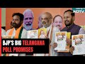 In Telangana Manifesto, BJP Promises To Form Panel To Probe KCR Government