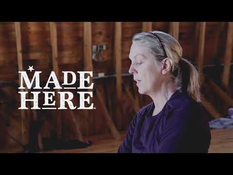 screenshot of youtube video titled Made Here | Winter Yoga at the Dairy Barn