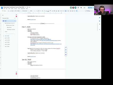 [SIG ContribEx] Weekly Contributor Comms Meeting for 2025-02-07T15:50:11Z.mp4