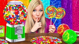 I Built a SECRET Candy Store!